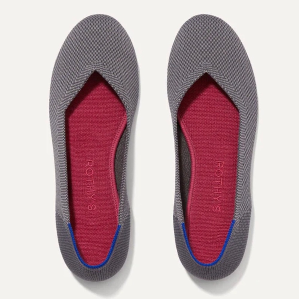 Rothy’s Charcoal Gray Flats 7.5